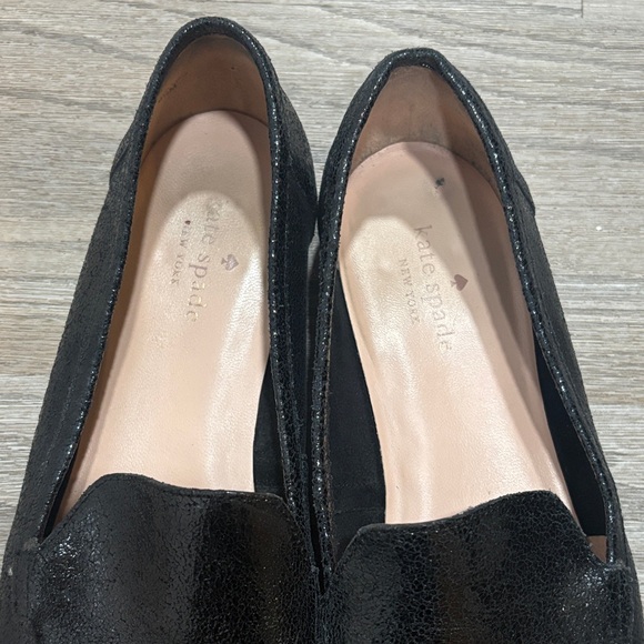 Kate Spade Shiny Black Women's Flats - Picture 2 of 5